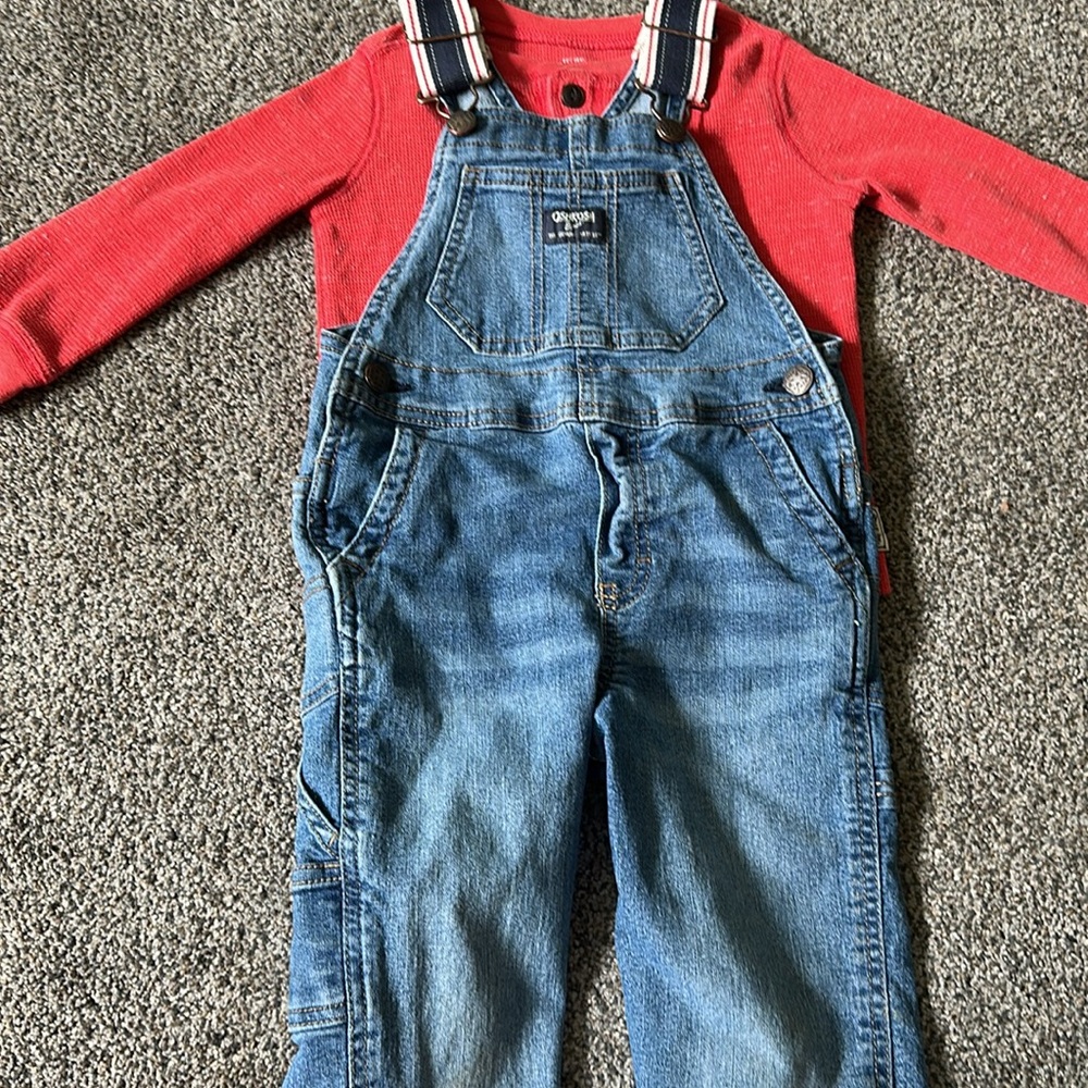 Blue Denim Overalls